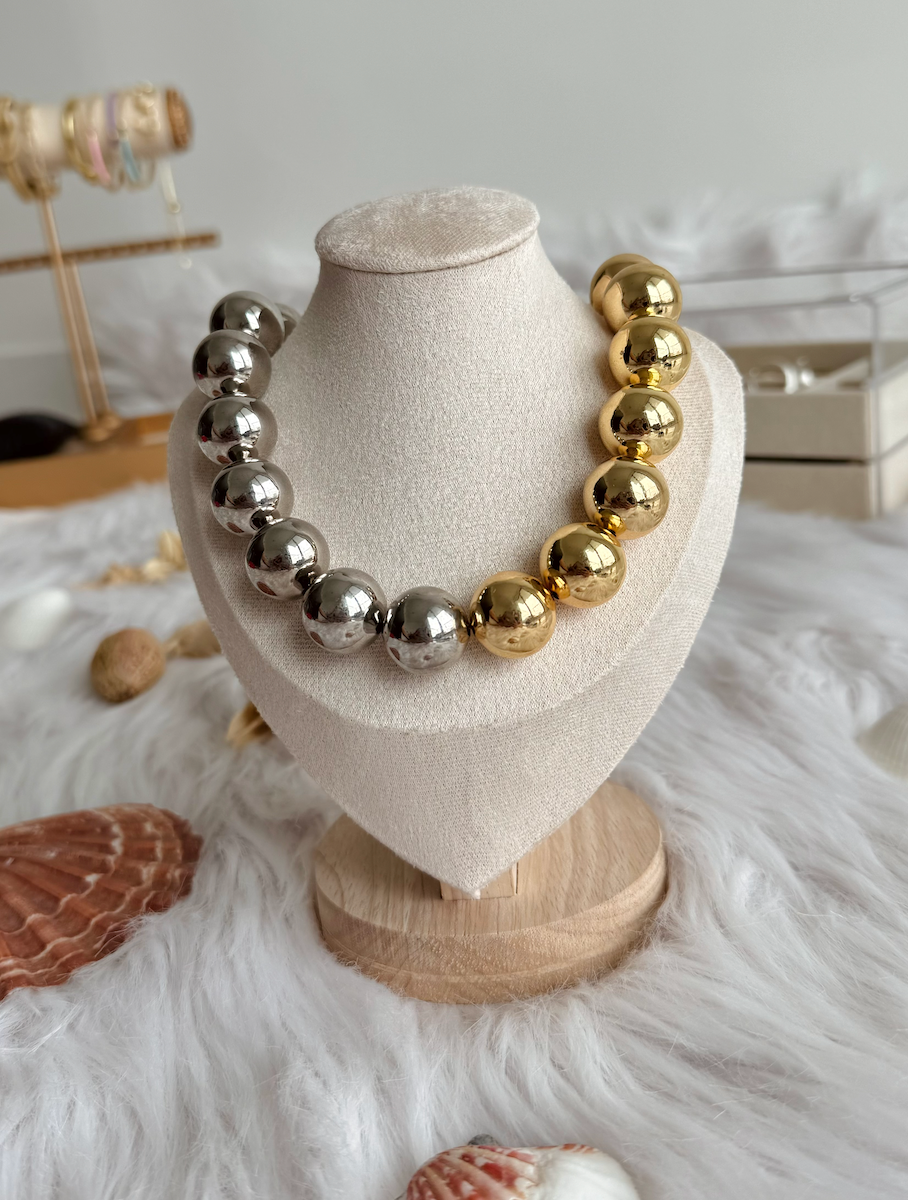 Silver and Gold Necklace